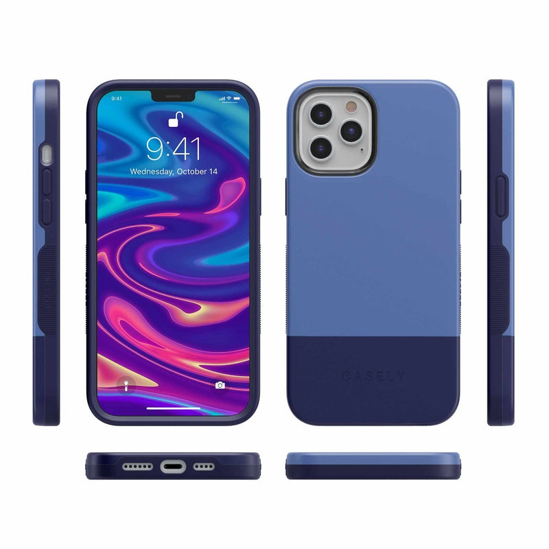 The Bold Collection - Blue & Navy Color Block on Navy