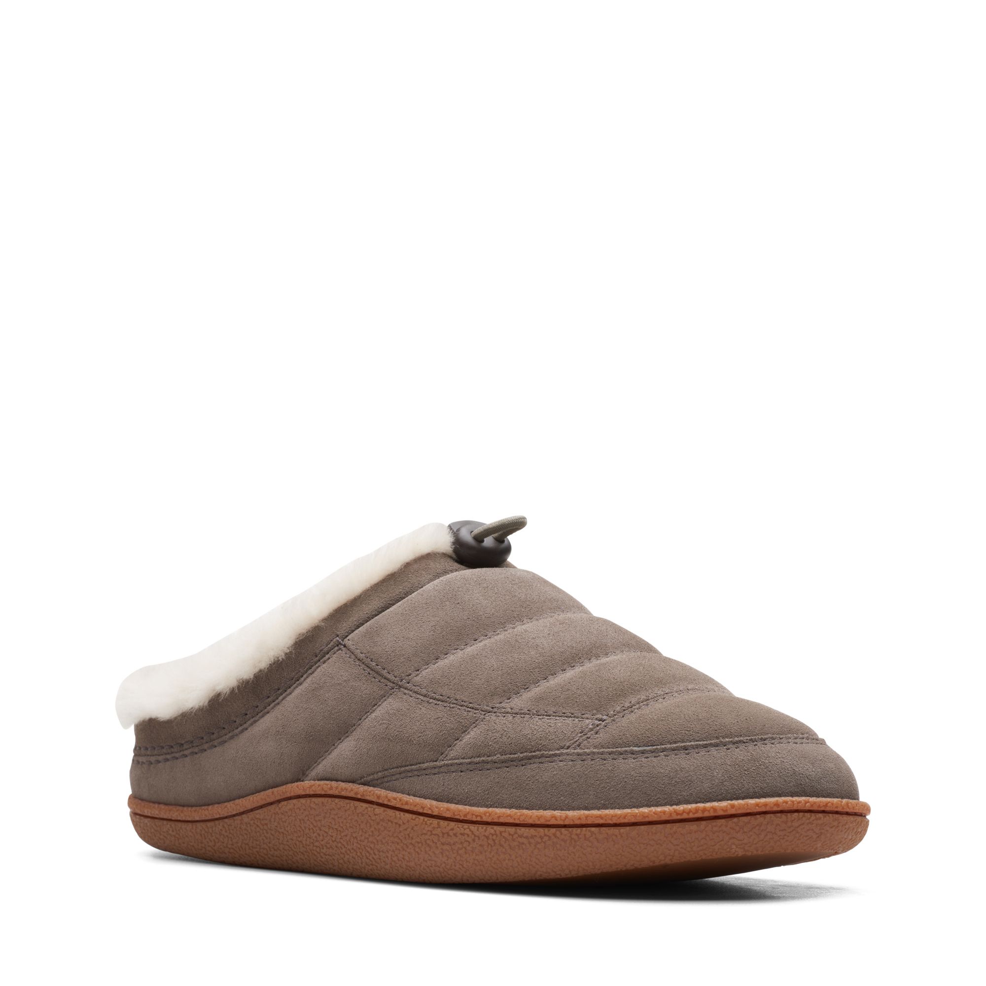 Men  Pilton Mule Stone Suede
