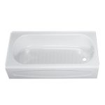 New Solar Soaking Bathtub with Right Hand Outlet, White, 5-Feet – 0263112.020