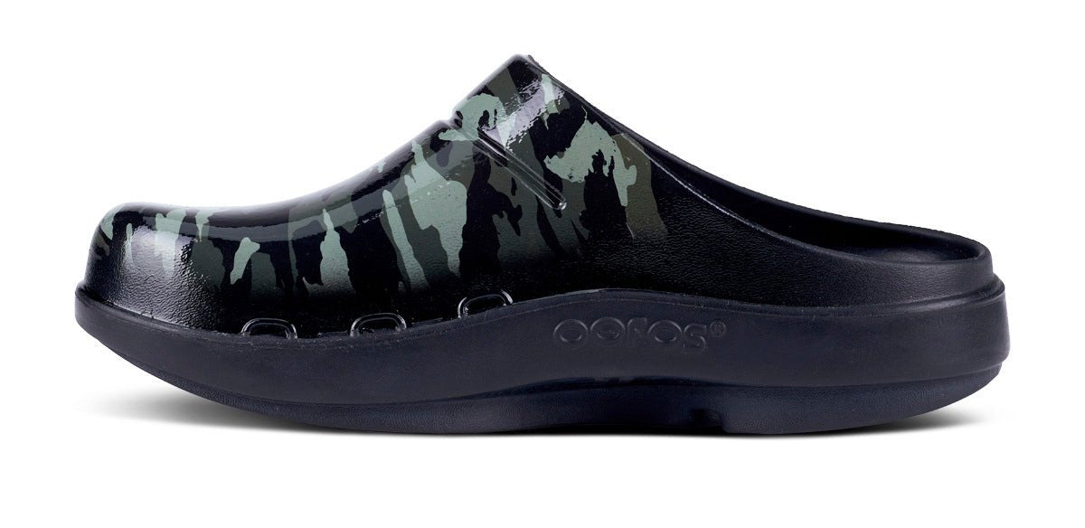 Women's OOcloog Limited Edition Clog - Green Camo (SALE)