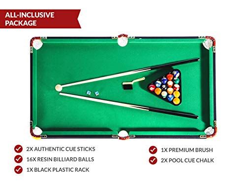 4-Foot Folding Billiard and Pool Table