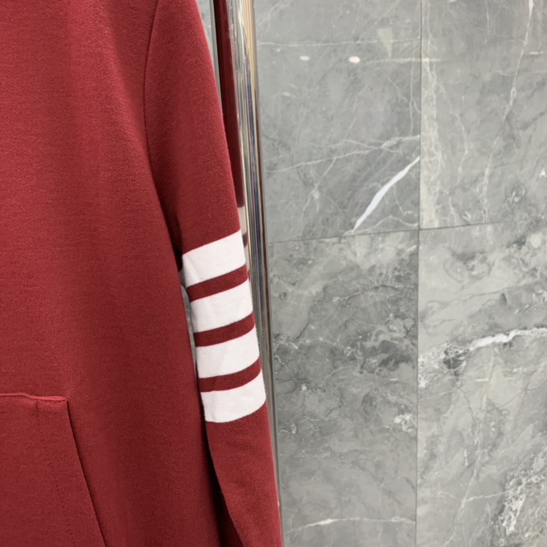 TB classic red hoodie