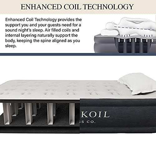 Twin Air Mattress with Built-in Pump & 1-Year Guarantee Included /Height: 20.0 Inches