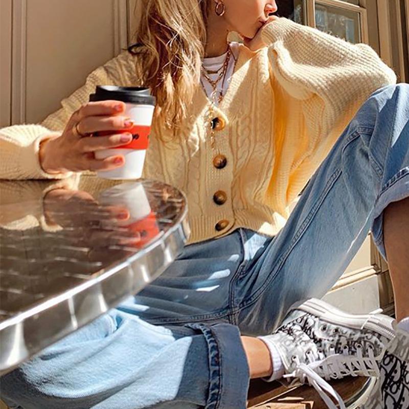 Womens Loose Sweater Short Sweater