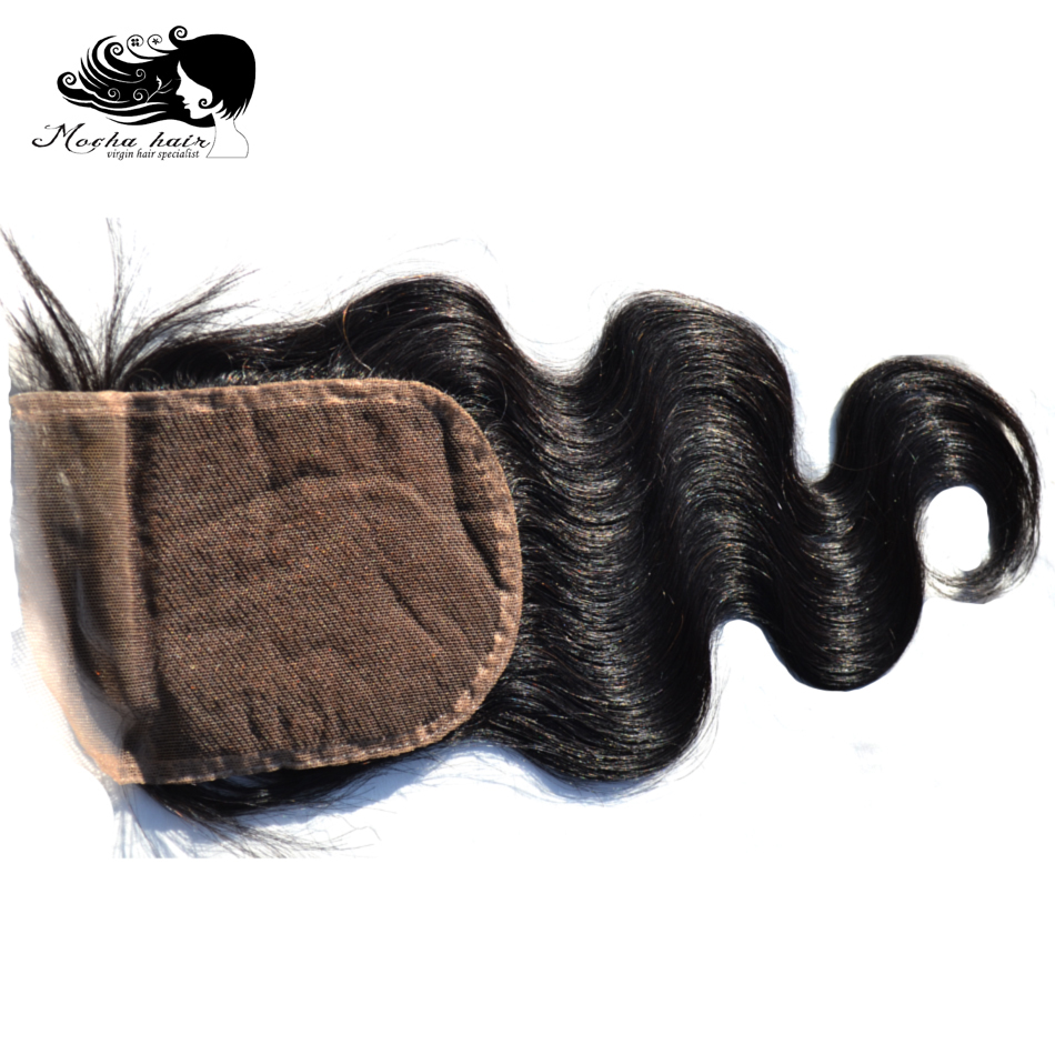 Lace Closure Hair Body Wave 100% Virgin Human Hair Lace Closure 4 X 4  Free Part