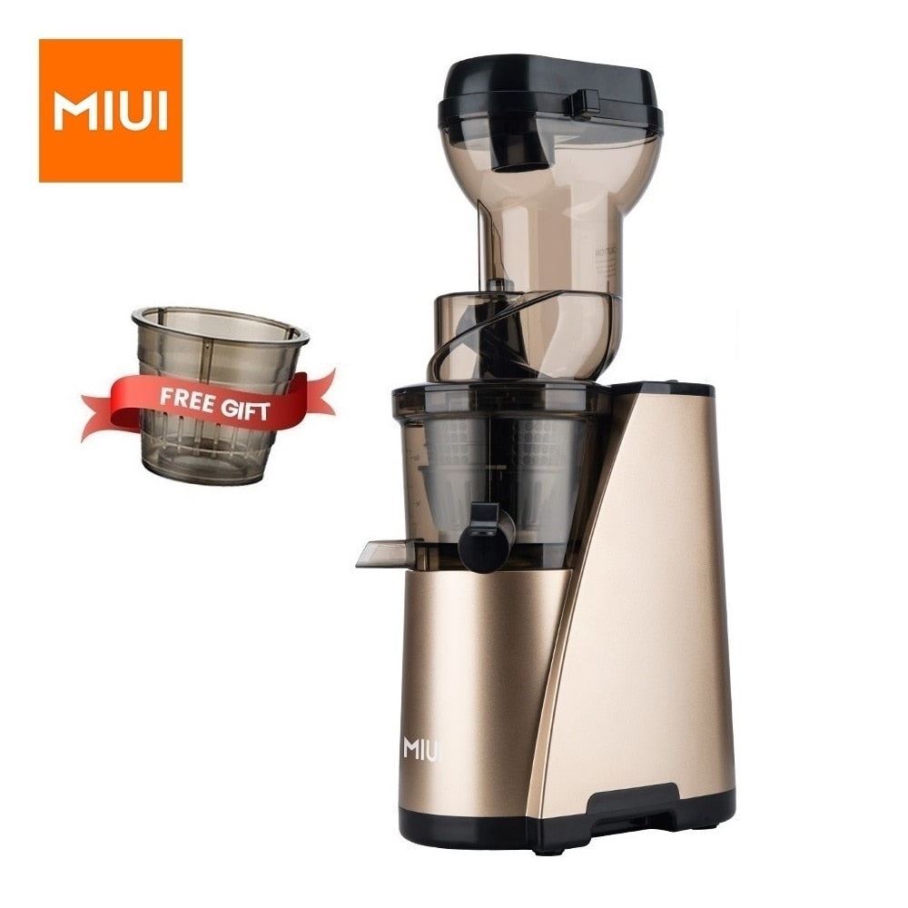 Slow Juicer 7Lv Screw Cold-Press Juice Extractor Easy to Clean Filter-Free