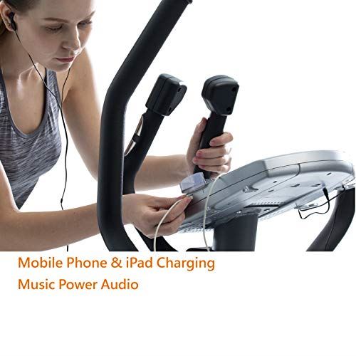 GOELLIPTICAL V-450T Standard Stride 17�� Programmable Elliptical Exercise Cross Trainer with Adjustable Arms and Pedals- Black & Blue