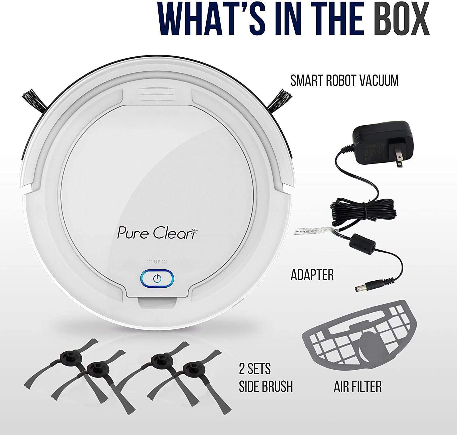 Automatic Robot Vacuum Cleaner/ White