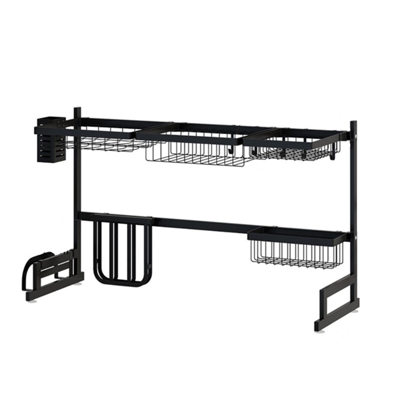 Over the Sink Stainless Steel Dish Rack Kitchen Dish Drainer