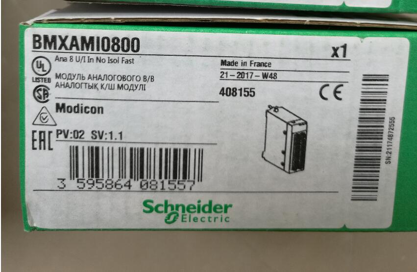BMXAMI0800 Schneider Non-isolated analog input module Original Factory Sealed New
