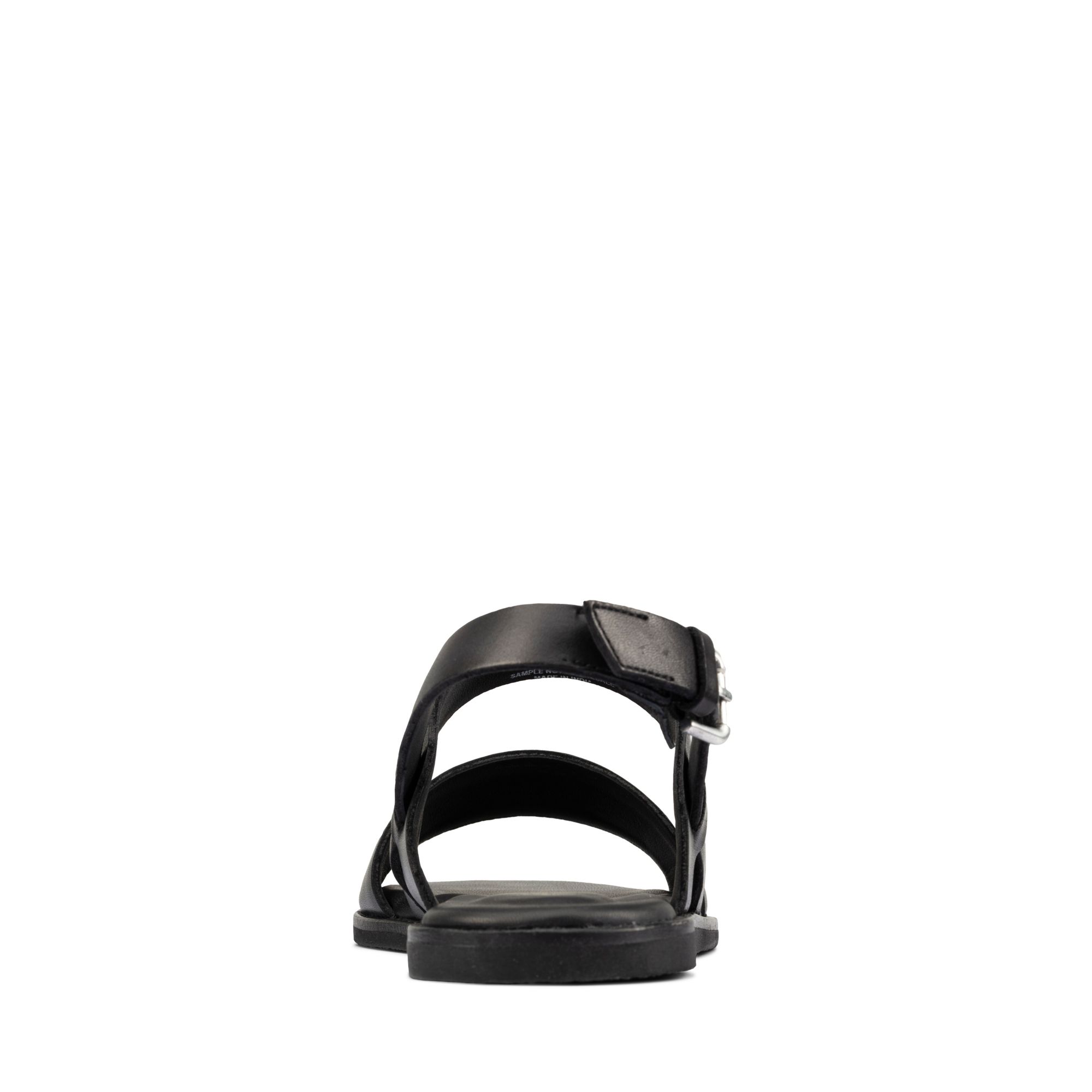 Women Sandals Karsea Strap Black Leather