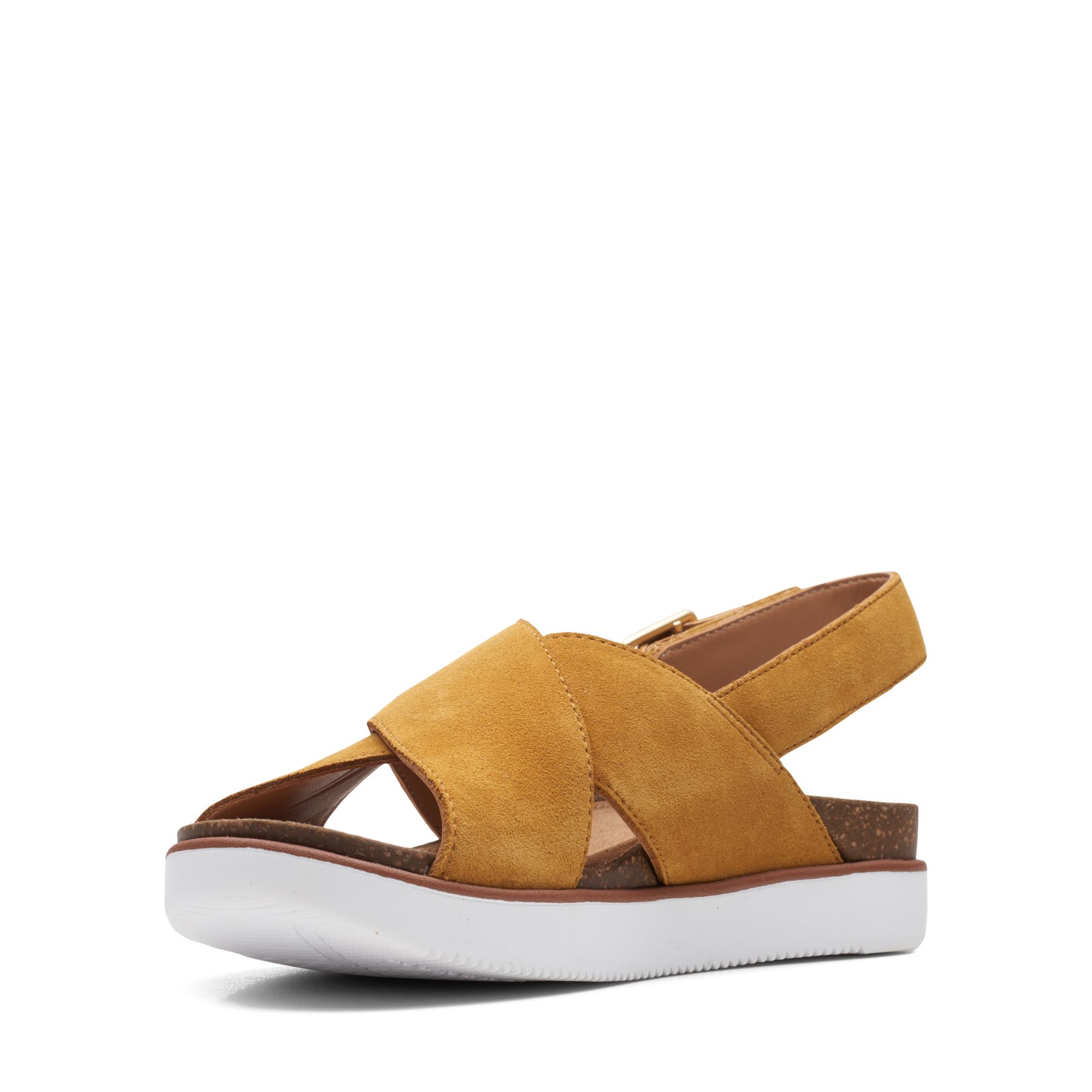 Women Sandals Elayne Cross Ochre