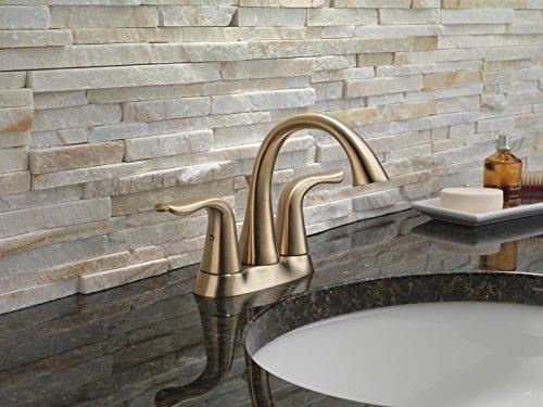 Bathroom Faucet, Diamond Seal Technology, Metal Drain Assembly, Champagne Bronze