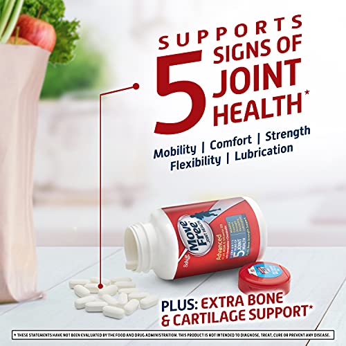 Move Free 益节 葡萄糖胺=软骨素+ msm和d3补充剂（一瓶120粒），每盒3瓶，360粒