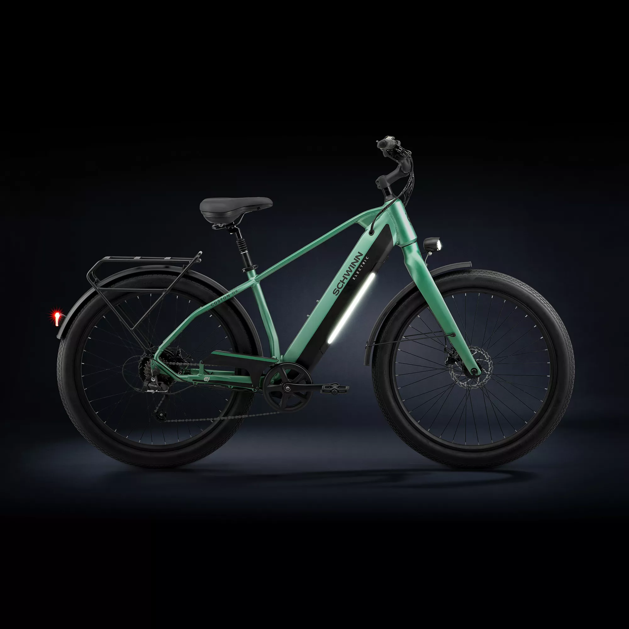 Schwinn Adult Coston 27.5” DX Electric Hybrid Bike