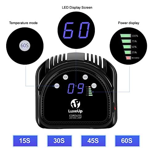 Wireless Professional LED Gel Polish Nail Light Dryer with Motion