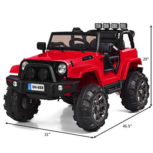 12V Battery Powered Electric Ride On Car | Red