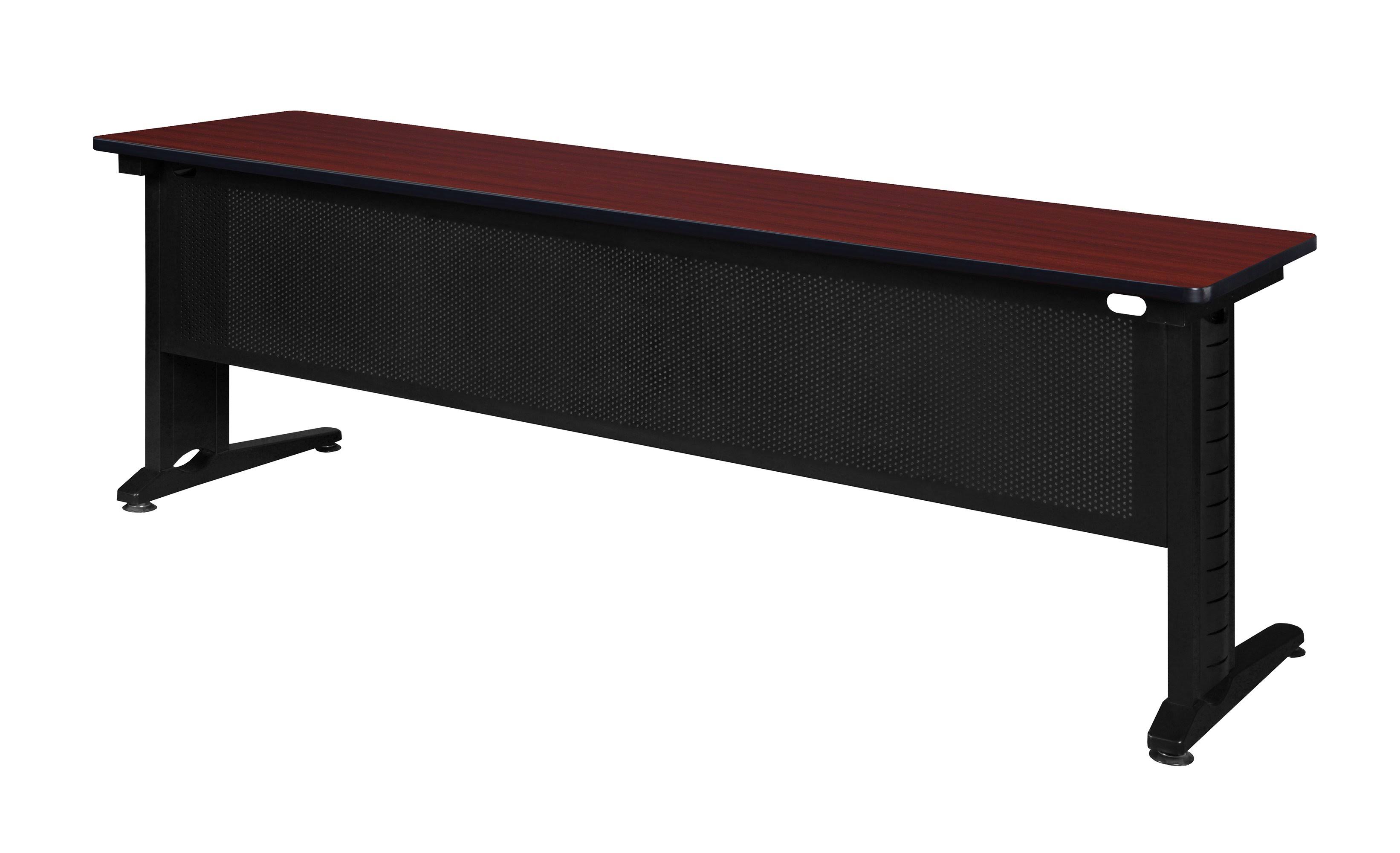 Regency MFTT8424MH 84 x 24 in. Fusion Training Table Mahogany