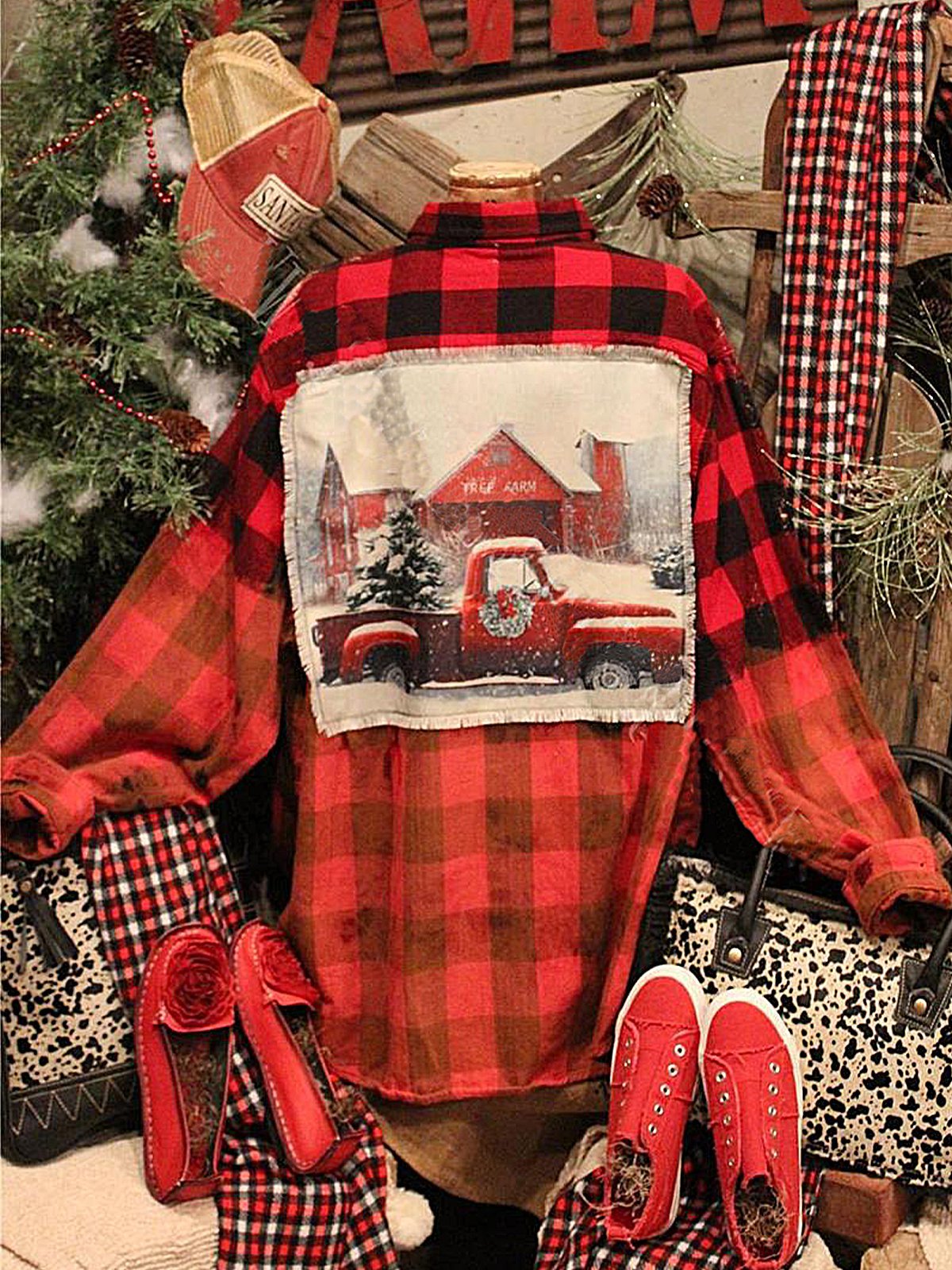 Vintage Shift Long Sleeve Shirts & Tops