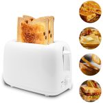 Electric Toaster 2 Slice Automatic Bread Baking Maker Breakfast Machine Toast Sandwich Grill Oven