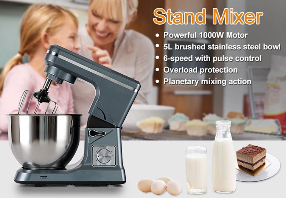 Kitchenaid Stand Mixer Household Automatic Multi-function Electric Dough Mixer