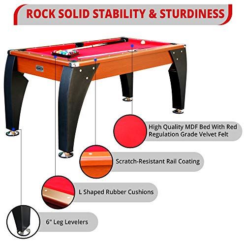 RACK Stark 5.5-Foot Billiard and Pool Table