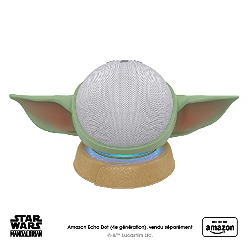 Support « Made for Amazon » Amazon Echo Dot (4e génération) | Inspiré par Star Wars The Mandalorian Baby Grogu™