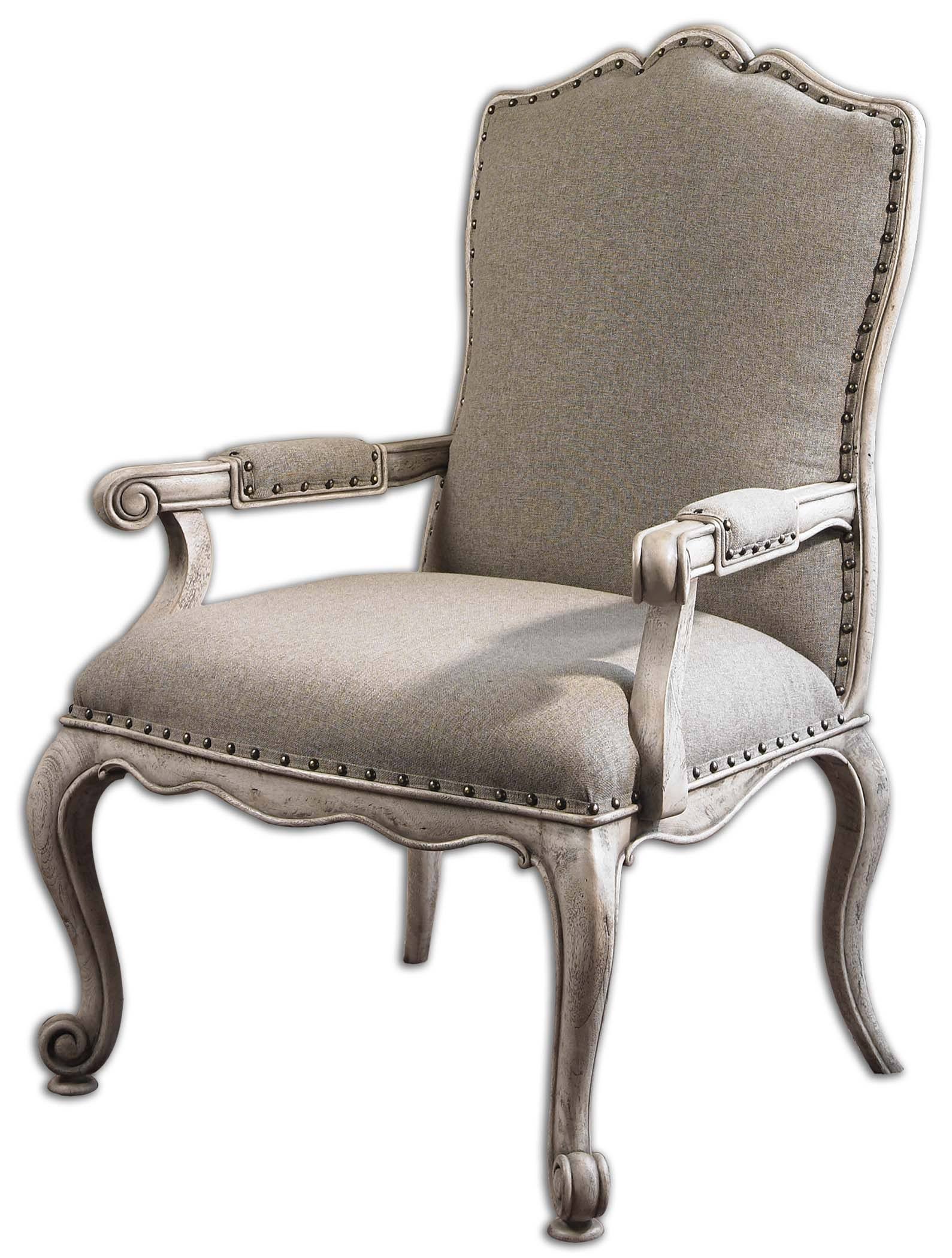 Uttermost 23602 Jonas Antiqued Armchair