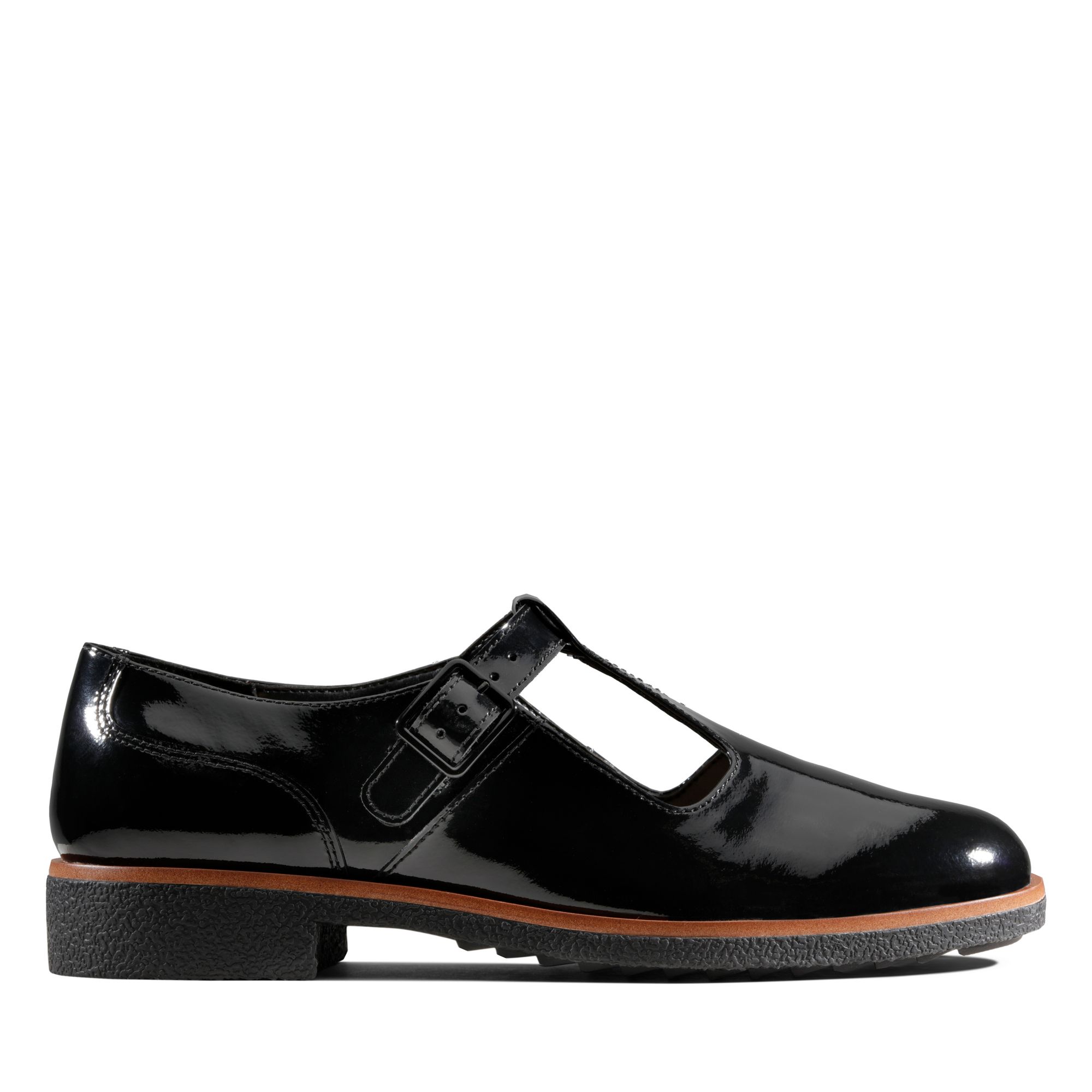 Women  Griffin Town Black Pat