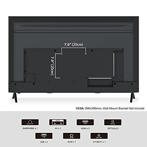 50 inch UHD HDR 4K Smart TV with Google Assistant (Voice Control), HDMI & USB
