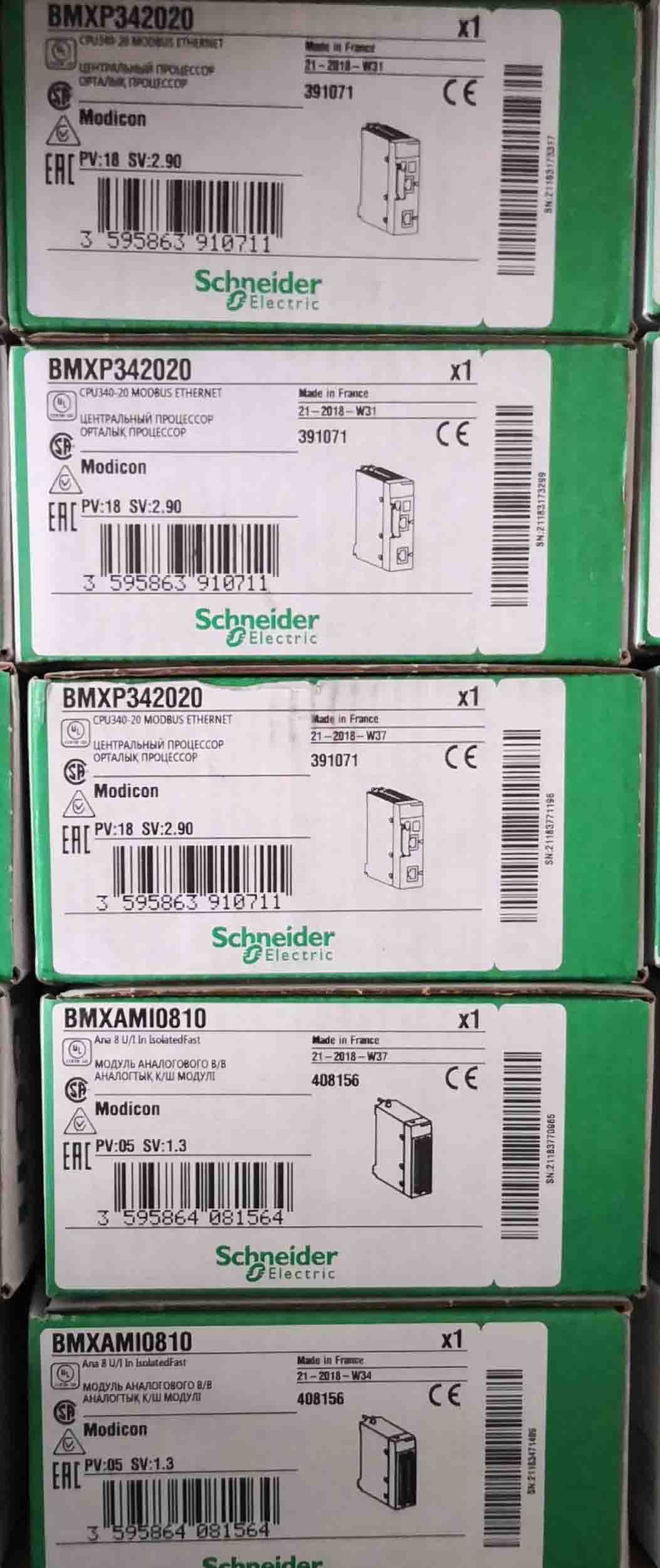 BMXP342020 Schneider Processor module M340 Original Factory Sealed New