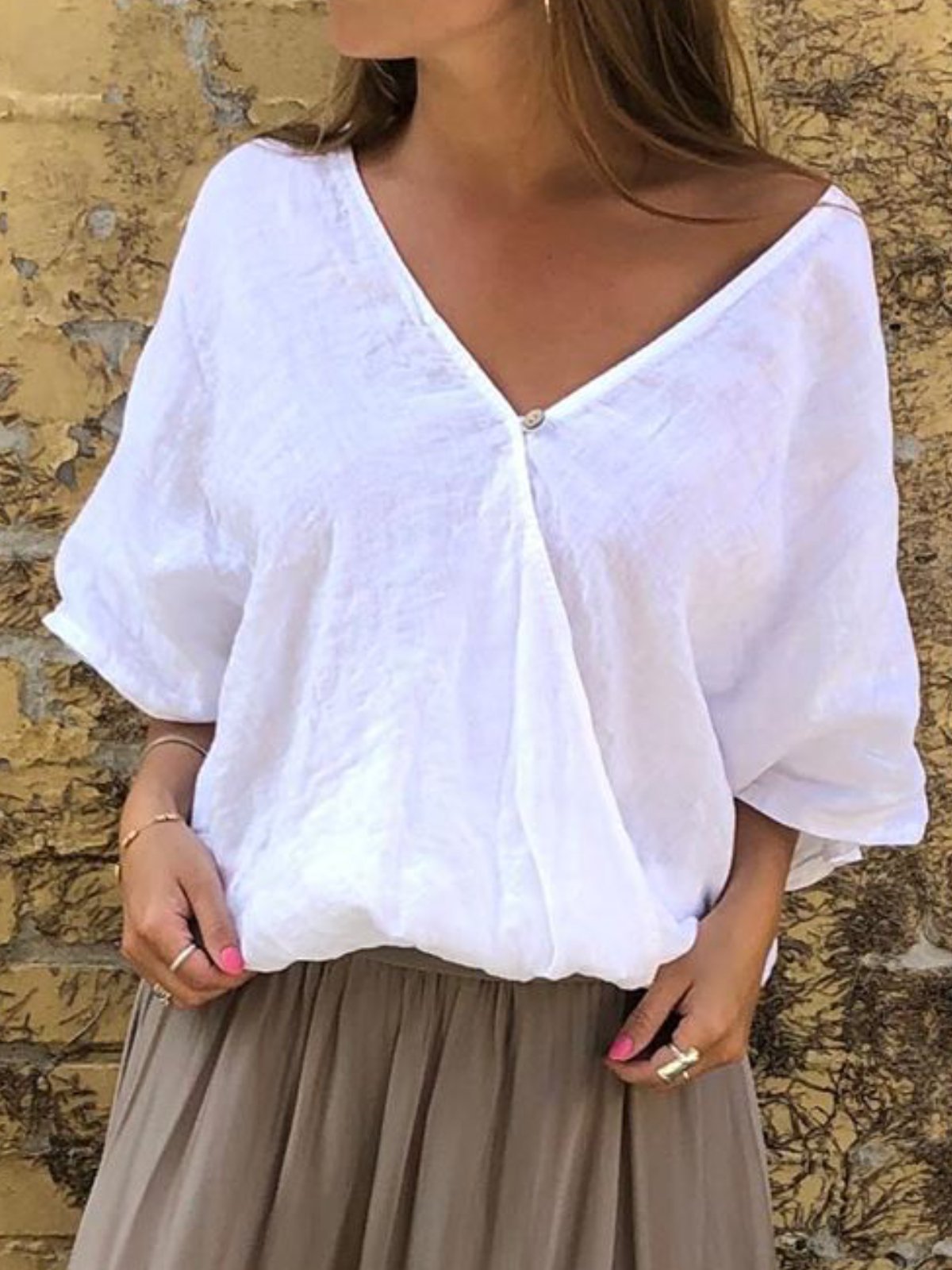 Women Casual Tops Tunic Blouse Shirt