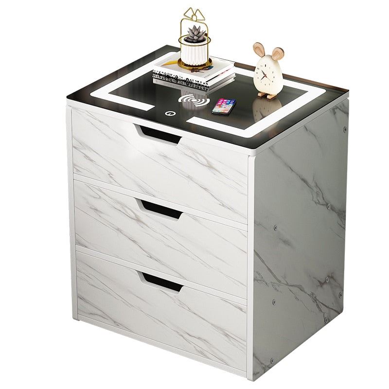 Smart Net Red Bedside Table Small Multi-function Simple Modern