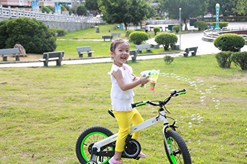 Boys Girls Kids Bike 18 Inch Matte Button Bicycles with Kickstand Child Bicycle