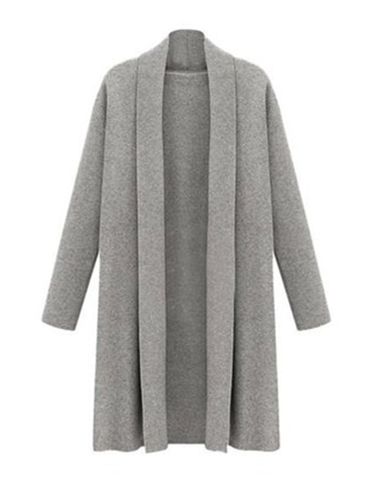 Women's Open Front Trench Coat Long Cloak Cardigan