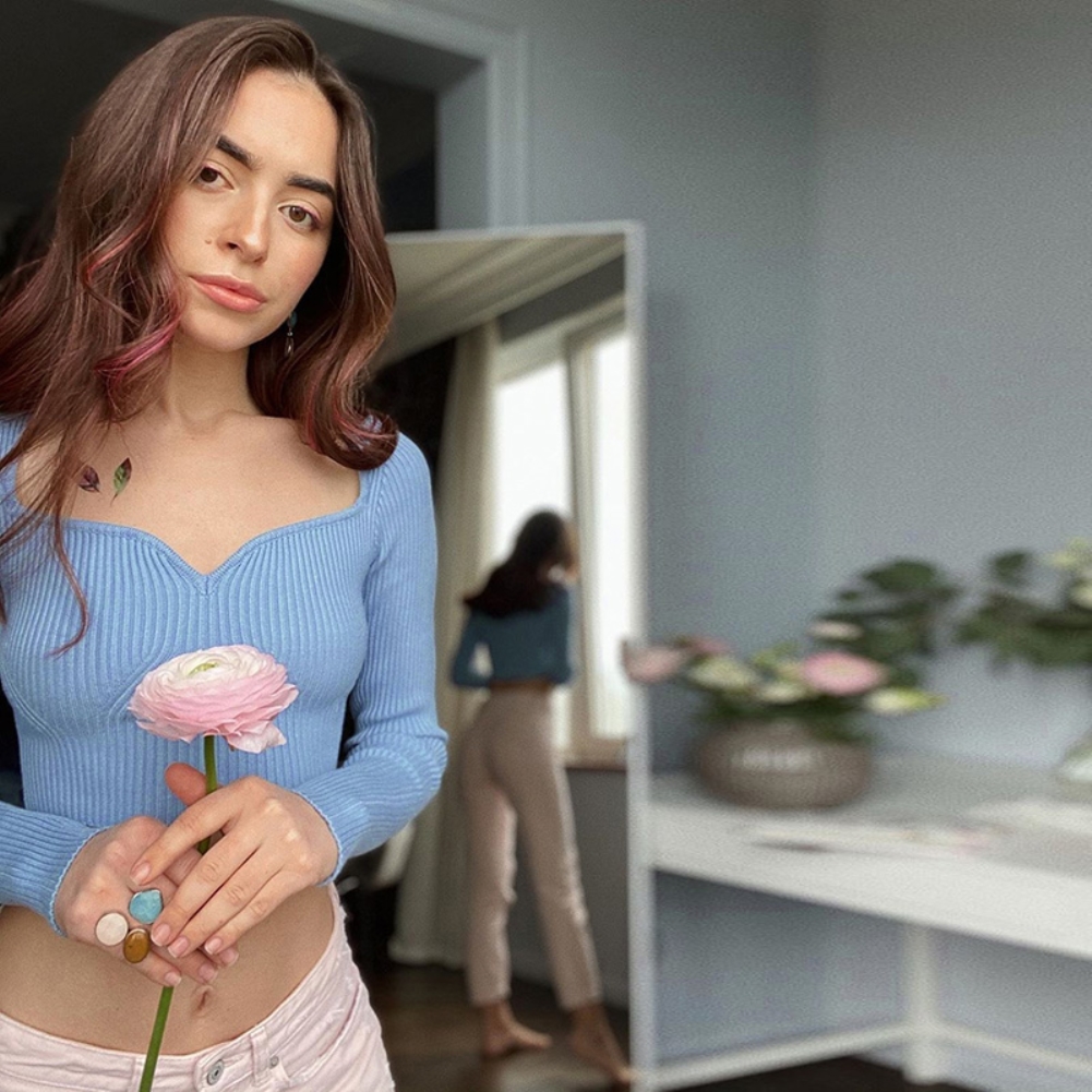 Sexy Long Sleeve Knitted Crop Top