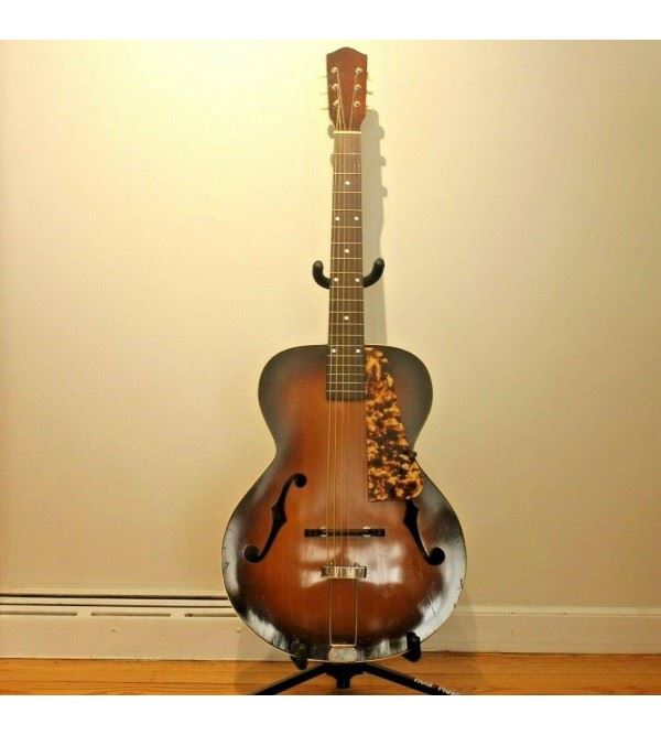 1930s sunburst Archtop acoustic guitar tortoiseshell pickguard Gretsch kay