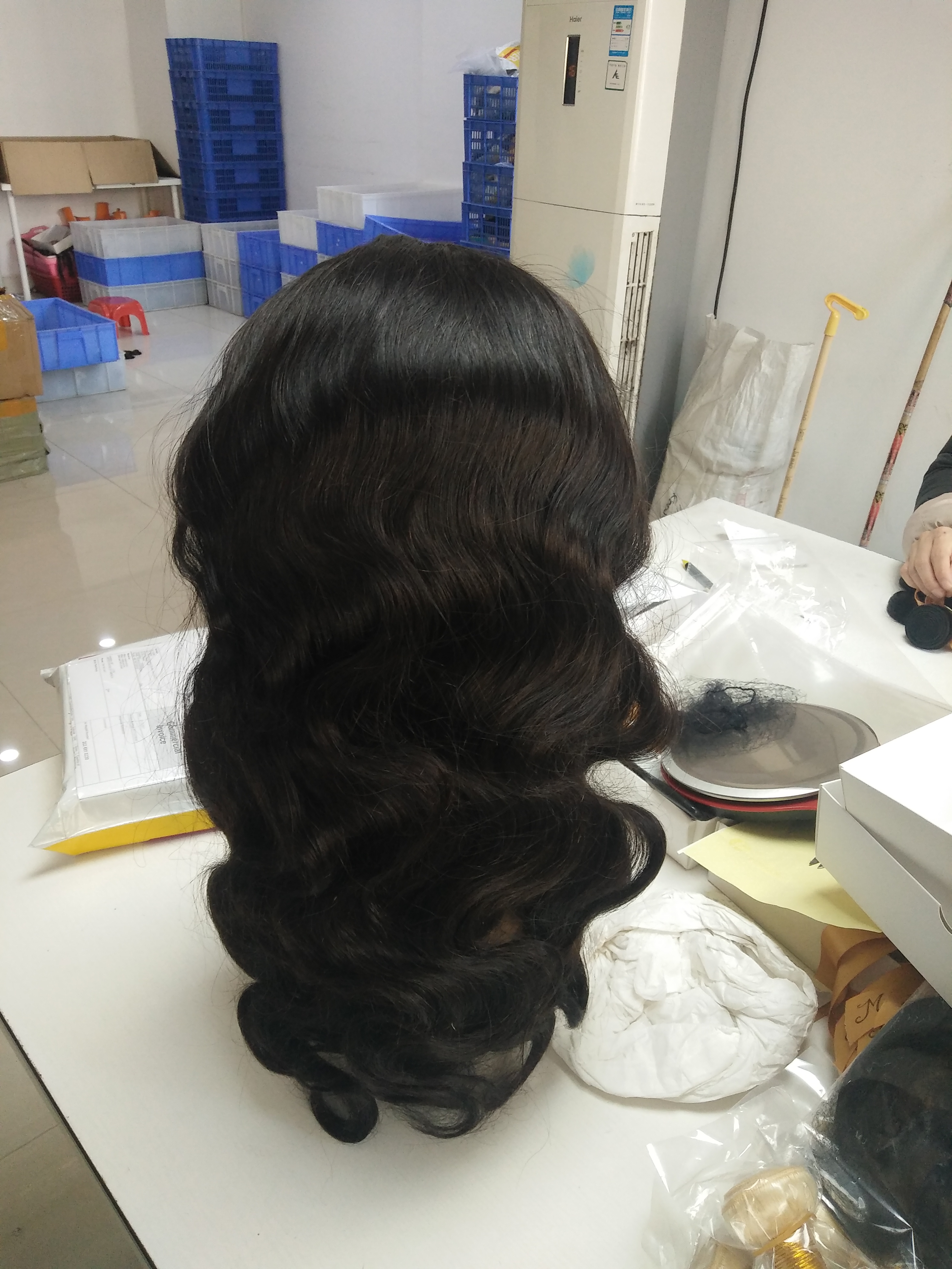 Mocha Hair Body Wig Lace Wigs Unprocessed Body wave