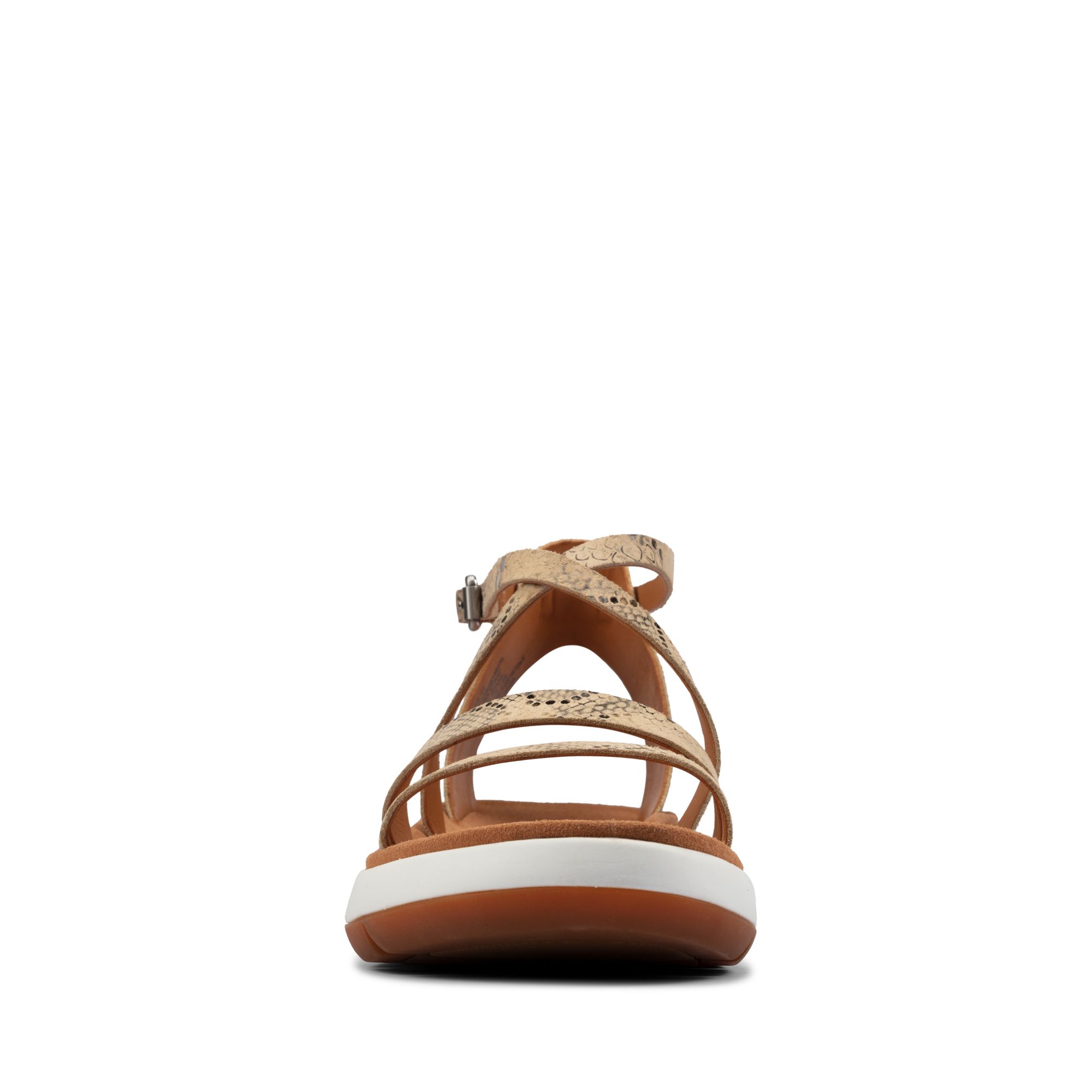 Women Sandals Jemsa Strap Taupe Snake