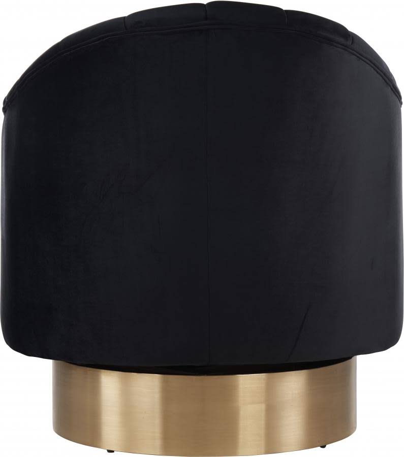 Meridian Furniture Farrah Pink Velvet Accent Chair