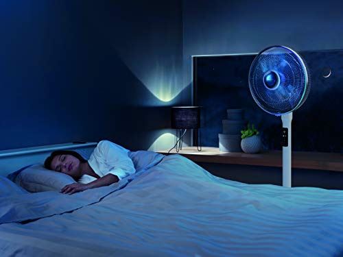 Automatic Oscillation Stand Fan with Remote Control / Auto-Off Timer
