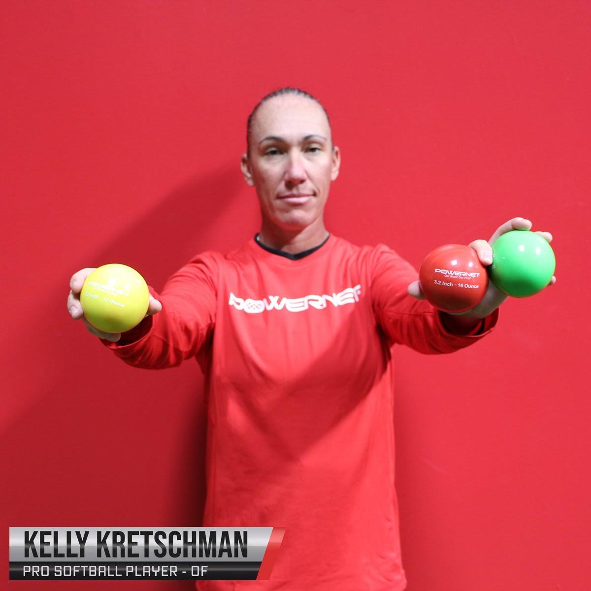 Powernet 3.2x22 Weighted Hitting Batting Training Balls 9 Pack Lite 12, 14, 16 oz