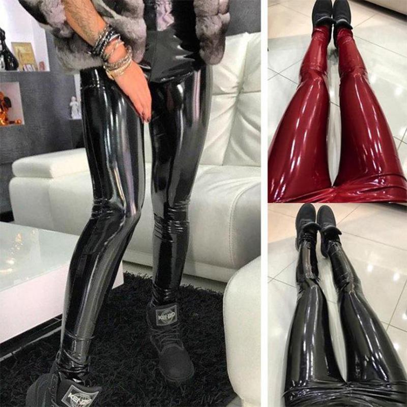 Elastic High Waist Slim Fashion Leggings
