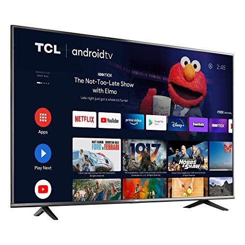 TCL 65-inch 4-Series 4K UHD HDR Smart Android TV with 65S434, 2021 Model
