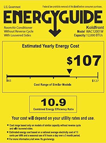 WAC12001W 12,000 BTU 208/230V Heat/Cool Window Air Conditioner