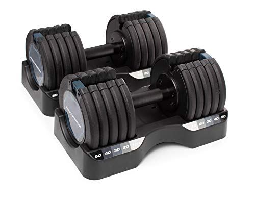 ProForm 50lb Adjustable Weight Dumbbell,  (Black)