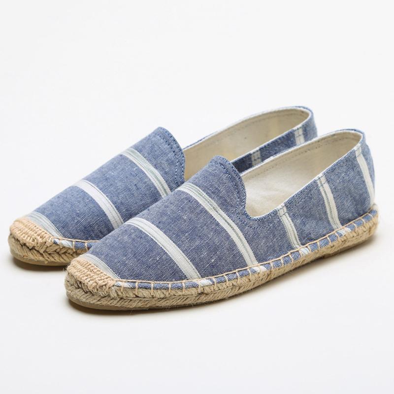 Women Canvas Loafers Casual Comfort Slip On Shoes