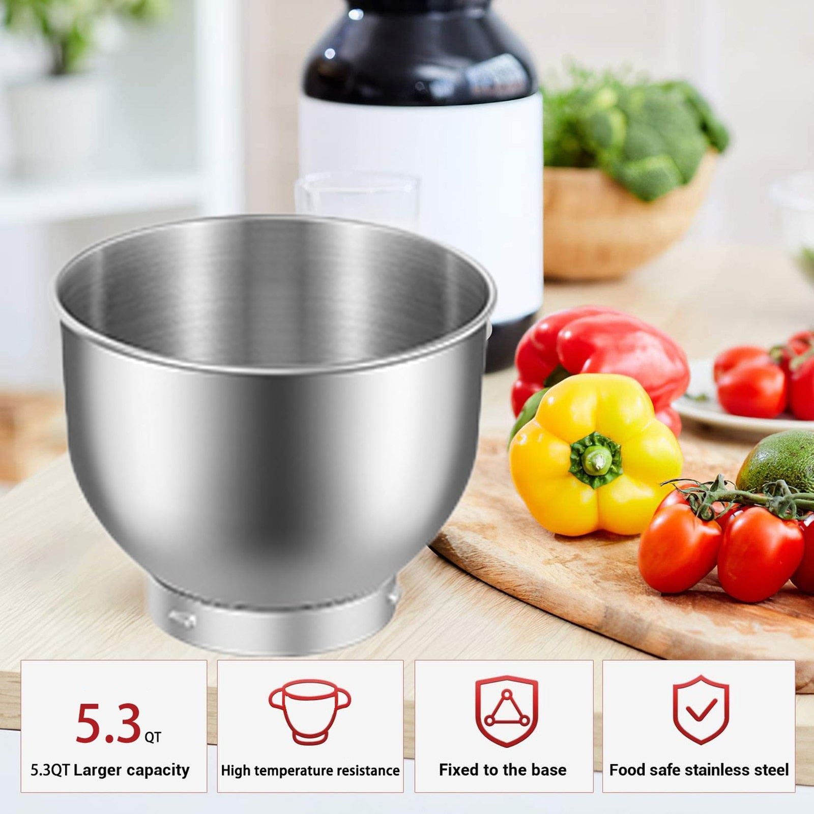 Kitchenaid Stand Mixer Household Automatic Multi-function Electric Dough Mixer