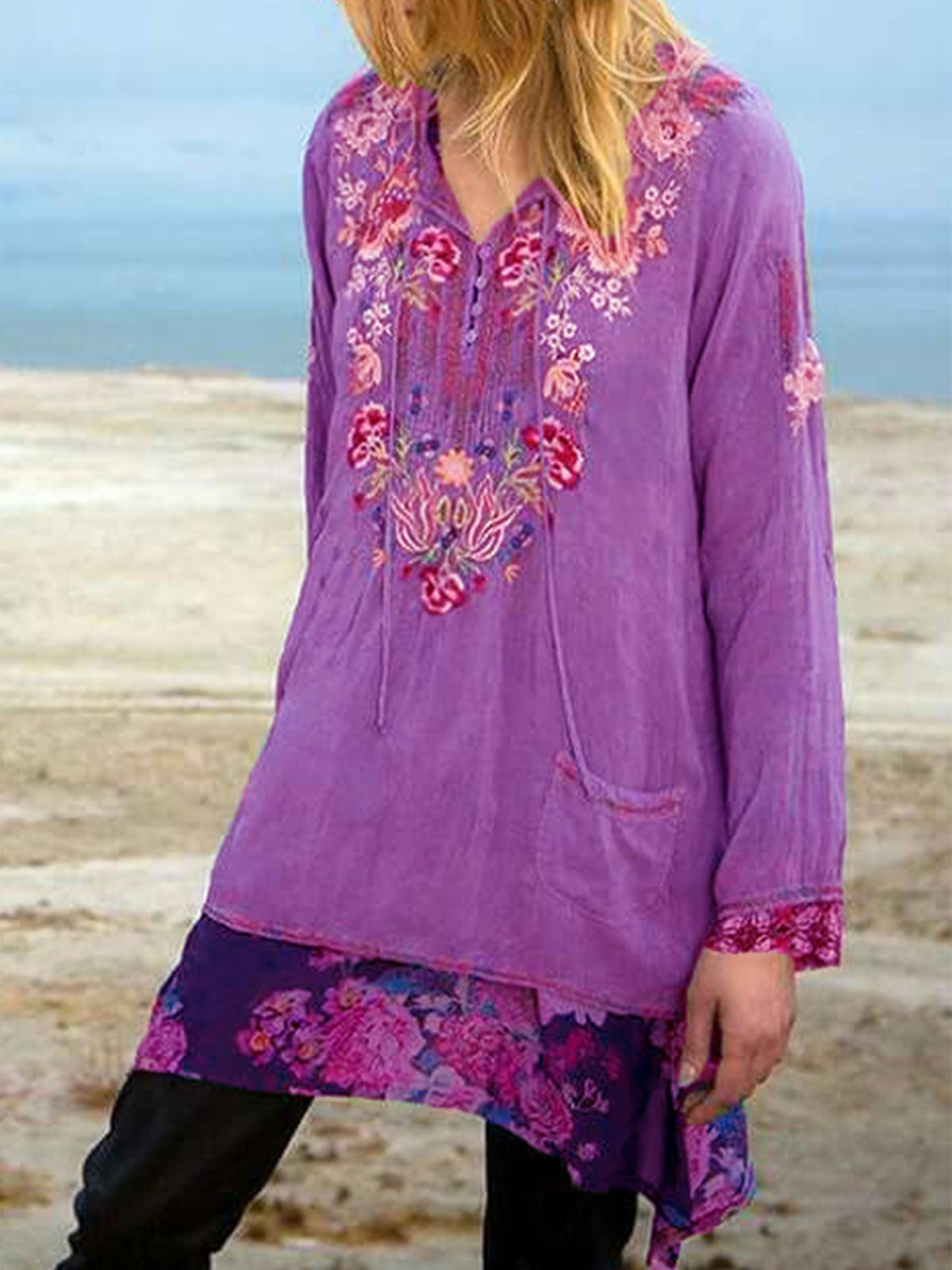 Casual Printed/dyed Shirts & Tops