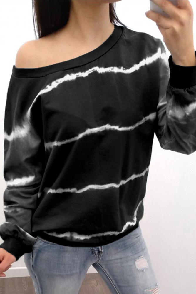 Black Tie Dye Sweatshirt